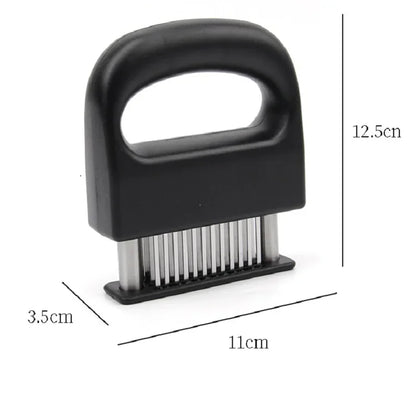 1PC Retractable Stainless Steel Meat Needle Softener Tenderizer 48 Blades Kitchen Cooking Steak Hammer Pounder Tools Meat Beater